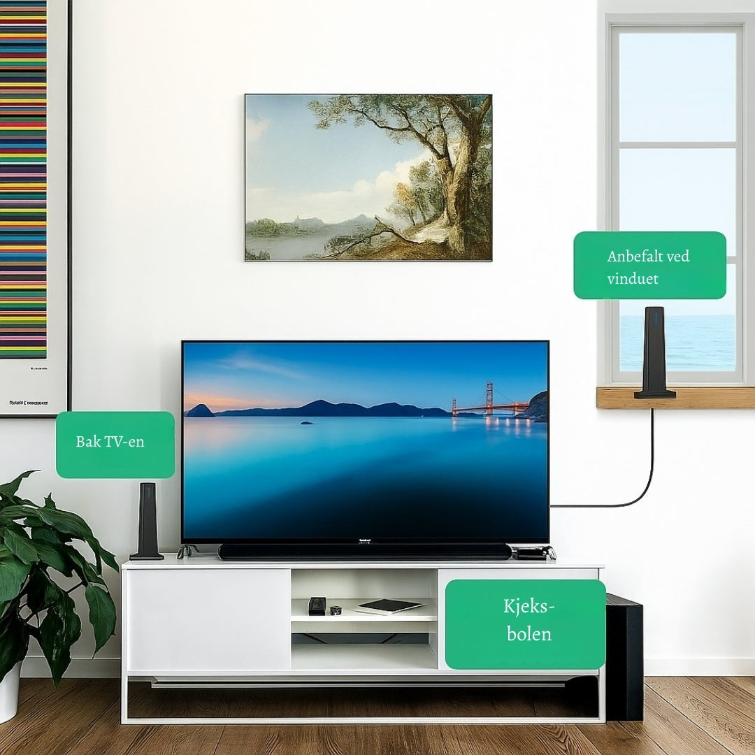 SädeHD – Se HD- og 4K-TV uten kabler eller månedlige kostnader